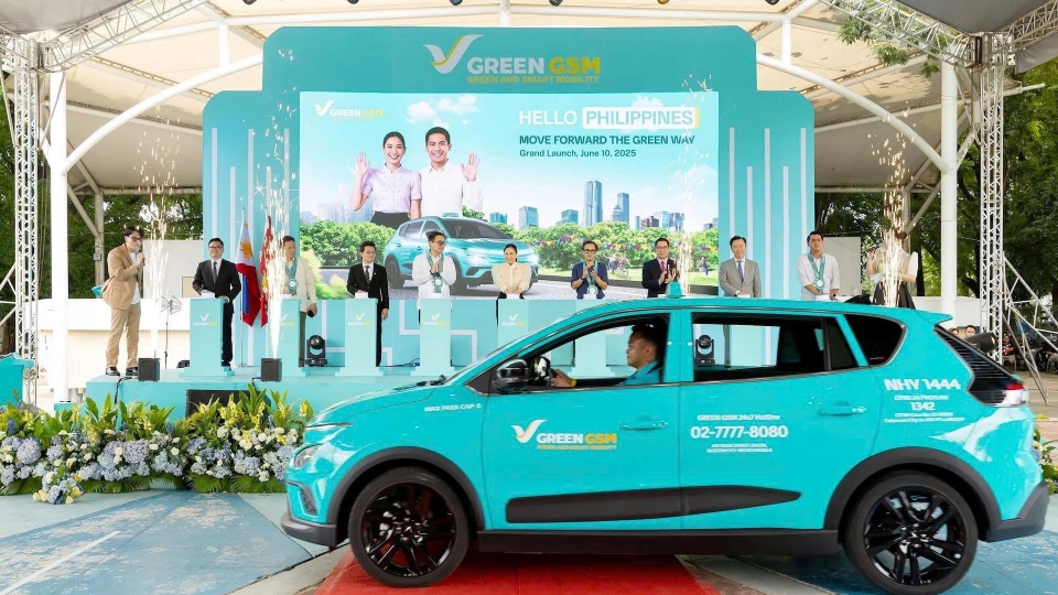 GSM launches first green electric taxi service in the Philippines